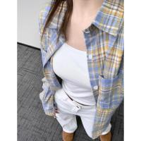 ราคา HJB065 เสื้อเชิ้ตแขนยาวลําลอง แบบเรียบง่าย ลายสก็อตสไตล์สตรีทโอเวอร์ไซส์ อก42 แฟชั่นสําหรับผู้หญิง สีสันสดใส ทูโทน (29203930086)