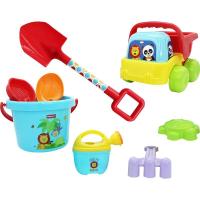ราคา เฟยช(Fisher Price)ชุดของเล่นชายหาด เล่นน้ำกลางแจ้งเล่นทรายเด็กเล่นหิมะฤดูหนาวเครื่องมือเด็กอาบน้ำขุดทรายถังกาต้มน้ำF0118 (21380086751)