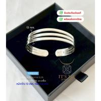 ราคา กำไลเงินแท้92.5% กำไลแบบเกลี้ยง หน้ากว้าง 13 mm. Free size 6-6.5 นิ้ว หนัก 1.6 บาท(เรือนเงินแท้):HAN0229 (56603222035)