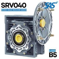 ราคา เกียร์ทดรอบ เฟืองตัวหนอน , อัตราทด 1:7.5 ,Model : SRV040-7.5-71B5 , Worm Gear/Hollow Shelf/Keyway (44702573728)