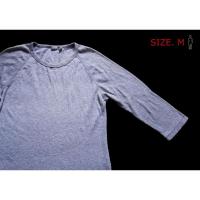 ราคา UNIQLO เสื้อมือสอง เสื้อยืดแขนสามส่วนใส่ลำลอง (18281435826)