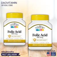 ราคา ลอตผลิตใหม่! Exp.06/2026, 21st Century, Folic Acid, 400-800 mcg (22663786034)
