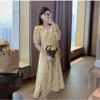 ราคา yellow daisy dress เดรสลายดอกเดซี่สีเหลือง (6455607261)