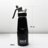 ราคา iMix Whipping Cream ขวดทำวิปครีมไอมิกซ์ หัวอลูมิเนียม 500 cc สีดำ (42315258640)