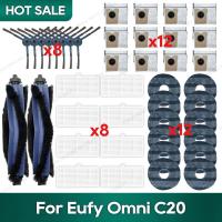 ราคา เข้ากันได้กับ Eufy Omni C20 อุปกรณ์เสริมถุงเก็บฝุ่น Hepa Filter Roller แปรงด้านข้าง Mop ผ้าอะไหล่ (42807011911)