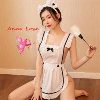 ราคา ชุดเมด ชุดเมดคอสเพลย์ ชุดเมดแม่บ้าน ชุดแม่บ้าน ชุดแม่บ้านเซ็กซี่ สายผูกหลัง ราคาส่ง Maid Cosplay M113 (13445632609)