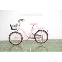 ราคา จักรยานเด็กญี่ปุ่น - ล้อ 18 นิ้ว - ไม่มีเกียร์ - สีชมพู [จักรยานมือสอง] (26131609395)