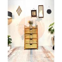 ราคา ลิ้นชักทอหวาย 4 ชั้น เฟอร์นิเจอร์ไม้หวาย ญี่ปุ่นมือสอง (43823761857)