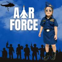 ราคา ชุดอาชีพเด็ก ชุดทหารอากาศเด็ก ชุดทหารอากาศเด็กหญิง ชุดอาชีพในฝัน (6636053579)