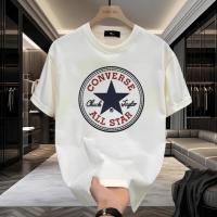 ราคา KATUN เสื้อยืด distro ขนาดใหญ่ เสื้อยืดชาย Converse ฤดูร้อนแรกคลาสสิกเสื้อยืด Converse เสื้อยืดแขนสั้นแบรนด์แฟชั่นอเมริกันแนวโน้มแฟชั่น 280G เสื้ออเนกประสงค์ลาย Converse (27942338219)
