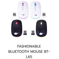 ราคา TECFON by Oker Mouse Bluetooth + Wireless เม้าส์บลูทูธ+ ไร้สาย 2 in 1 ใชัแบตเตอร์ 2AA รุ่น-BT -L65 (4882491372)