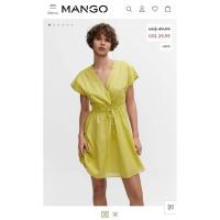 ราคา Mango เดรสสั้น งานแท้ชนช็อป (27807929754)