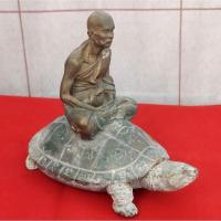 ราคา เต่าบูชา หลวงปู่หลิว วัดไร่แตงทอง ออกวัดหนองอ้อ เนื้อทองเหลือง ขนาดหน้าตักหลวงปู่ 3 นิ้ว รับประกัน​แท้ (28952336575)