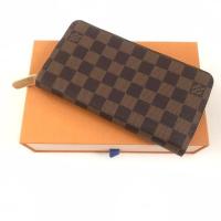 ราคา New Lv zippy damier brown dc20 (2334620519)