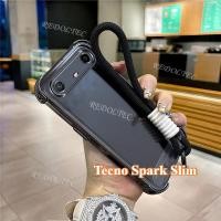 ราคา Tecno Spark Slim Case กันกระแทกปลอกโปร่งใสพร้อมเชือกเส้นเล็ก 2025 กล้องดีไซน์ใหม่ Protecion Ultra Thin Soft Phone Cover Tecno SparkSlim (46901874963)