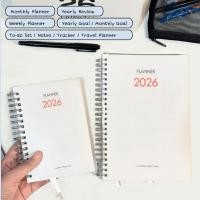 ราคา Dilok สมุดแพลนเนอร์ 2569 | Monthly Planner 2026 ขนาด A6 / A5 มีวันหยุดไทย ของขวัญปีใหม่ (57251222466)