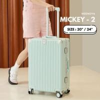 ราคา Keenoya กระเป๋าเดินทางล้อลาก รุ่น Mickey 2 ขนาด 20 / 24 นิ้ว โครงอลูมิเนียม มีช่องชาร์จ USB-C (25106597640)