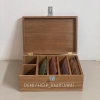 ราคา กล่องเก็บเงิน หีบเก็บเงิน กล่องไม้สักเก็บเงิน กล่องเก็บของ จัดระเบียบของ งานไม้สักเก่า ล็อคกุญแจได้ (23266367649)