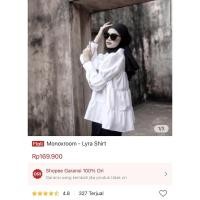 ราคา Lyra เสื้อเชิ้ตสีขาว Monoxroom (42372062266)