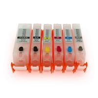 ราคา 6 Colors BCI-350 BCI-351 Refillable Ink Cartridges with ARC Chips for Canon PIXUS MG6330 MG6530 IX6830 MG5530 Printer Fr (22387345494)