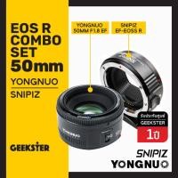 ราคา เลนส์ YN 50mm f1.8 EF พร้อม เมาท์แปลง Canon EOS R RF ออโต้โฟกัส Adapter สำหรับ EF EOSR ( YONGNUO 50 mm 1.8 EF-EOS R ) (21009618593)