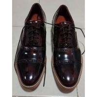 ราคา รองเท้าหนังแท้ brown stone semi brogue (11178398256)