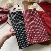 ราคา กระโปรงสไตล์ชาแนลลายสก๊อตสำหรับผู้หญิง ออกแบบตามสไตล์ญี่ปุ่นฤดูหนาว ทำจากผ้าขนสัตว์ เอวสูงยืดหยุ่นได้ (56653039442)