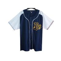 ราคา เสื้อเบสบอล มือสองของแท้ สีกรมBS (24485251475)