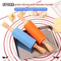 ราคา SPORE ลูกกลิ้งแป้งขนม, ไม้นวดแป้งซิลิโคนแบบไม่ติด, ลูกกลิ้งแป้งกลมหลากสีสําหรับเด็ก (41776007044)