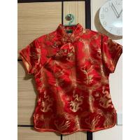 ราคา ส่งต่อ เสื้อกี่เพ้ามือสอง สีแดง ลายมังกร (28629814540)