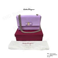 ราคา Salvatore Ferragamo กระเป๋าสะพายข้างผู้หญิง รุ่น Salvatore Ferragamo Women's Ginny Shoulder (14919332957)