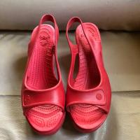 ราคา รองเท้าCrocsแท้ส้นเตารีด(37)มือ2 (22778757973)