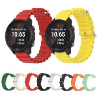 ราคา 20 มม.Ocean สายซิลิโคนสําหรับ Garmin forerunner 245 645 165 158 55 245M 645M 570 42 มม. Vivoactive 3 5 6 เพลงองค์ประกอบสร้อยข้อมือสายรัดข้อมือกีฬา (19667483822)