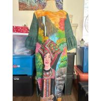 ราคา เสื้อพื้นเมือง ชุดเดรสใยกัญชงแท้100% อัดกาว (42225632793)