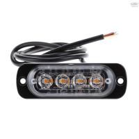 ราคา 4นํา ไฟแฟลชฉุกเฉินกระพริบด้านข้างเครื่องหมายแสงบาร์สัญญาณเตือนรถบรรทุกกระพริบโคมไฟ (29633876336)