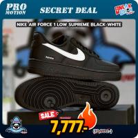 ราคา [Secret Deal] Supreme x Nike Air Force 1 Low (Black White) (46600747391)
