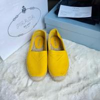 ราคา Like new‼️Prada espadrille size 38 พื้นประมาน 23-23.5 cm ออก shop ไทย สีน่าร้ากก สภาพสวยค่า รอยใส่เดินทั่วไป เบา (25323140031)