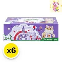ราคา zilk facial tissue ซิลค์ กระดาษเช็ดหน้า แบบกล่อง 110 แผ่น x 6 เหนียนุ่ม คุ้มค่า (40553047758)