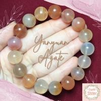 ราคา CupidSister สร้อยข้อมือหิน อาเกตสีส้ม แคนดี้อาเกต Yanyuan Agate Candy Agate กำไลหินนำโชค Collectible Size 13-13.3 มิล (18125127025)