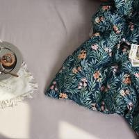 ราคา Soft Egyptian Cotton Duvet Cover Fitted/Bed sheet set US Oversize Bedding Set Twin Queen King size (27013968612)