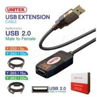 ราคา Unitek รุ่น Y-250 / Y-260 / Y-265 / Y-262 USB2.0 Male to Female extension Cable สายเพิ่มความยาว (29106676975)