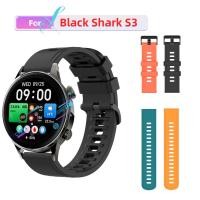 ราคา สายนาฬิกาอัจฉริยะ Black shark S3 สายซิลิโคนสําหรับสาย Black shark S3 สายรัดข้อมือกีฬา (42805210593)