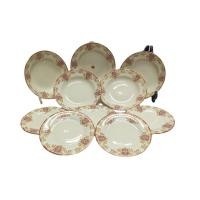 ราคา LVORY HOYA BY AKECHI ชุดเชต จาน เซรามิก ลายดอกไม้ 10 ชิ้น (19314710461)