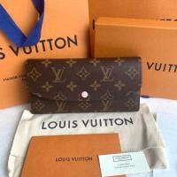 ราคา New Lv emilie wallet ในสีชมพู (3841065947)