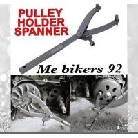 ราคา (DC50) Universal รถจักรยานยนต์จักรยานรอกผู้ถือ Y Spanner คลัทช์ Flywheel Sprocket ประแจเข็มขัดผู้ถือรอกเครื่องมือกําจัด (40365646747)