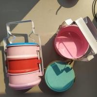 ราคา ปิ่นโตใส่อาหารสีพาสเทล ขนาด 11 cm สูง3 ชั้น (7428508907)