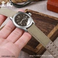 ราคา เหมาะสําหรับ Hamilton Khaki Field H68201993 ชม.70605963สายนาฬิกาหนังวัวผ้าใบกีฬา 20 (51401422728)