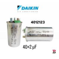 ราคา คาปาซิเตอร์ (แค็ปรัน) อะไหล่แอร์ อะไหล่แท้ DAIKIN (COMP CAPACITOR) 40+2ufรุ่น 4012123 (26313894851)
