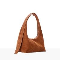 ราคา (**พร้อมส่ง) knack.bag - Hobo (L) - Brown (สีน้ำตาลหนังกลับ) (22937627596)