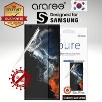 ราคา ฟิล์มกันรอย ยับยั้งแบคทีเรีย Araree Pure Diamond สำหรับ Samsung Galaxy S23 / S22 / Plus / Ultra (17632497303)